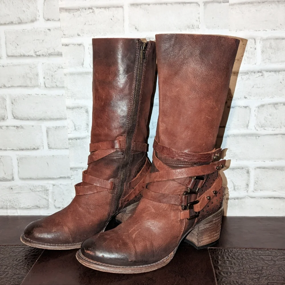 Freebird COY Rust Boots Size 9 - Picture 2 of 12